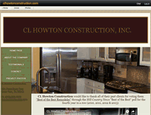 Tablet Screenshot of clhowtonconstruction.com